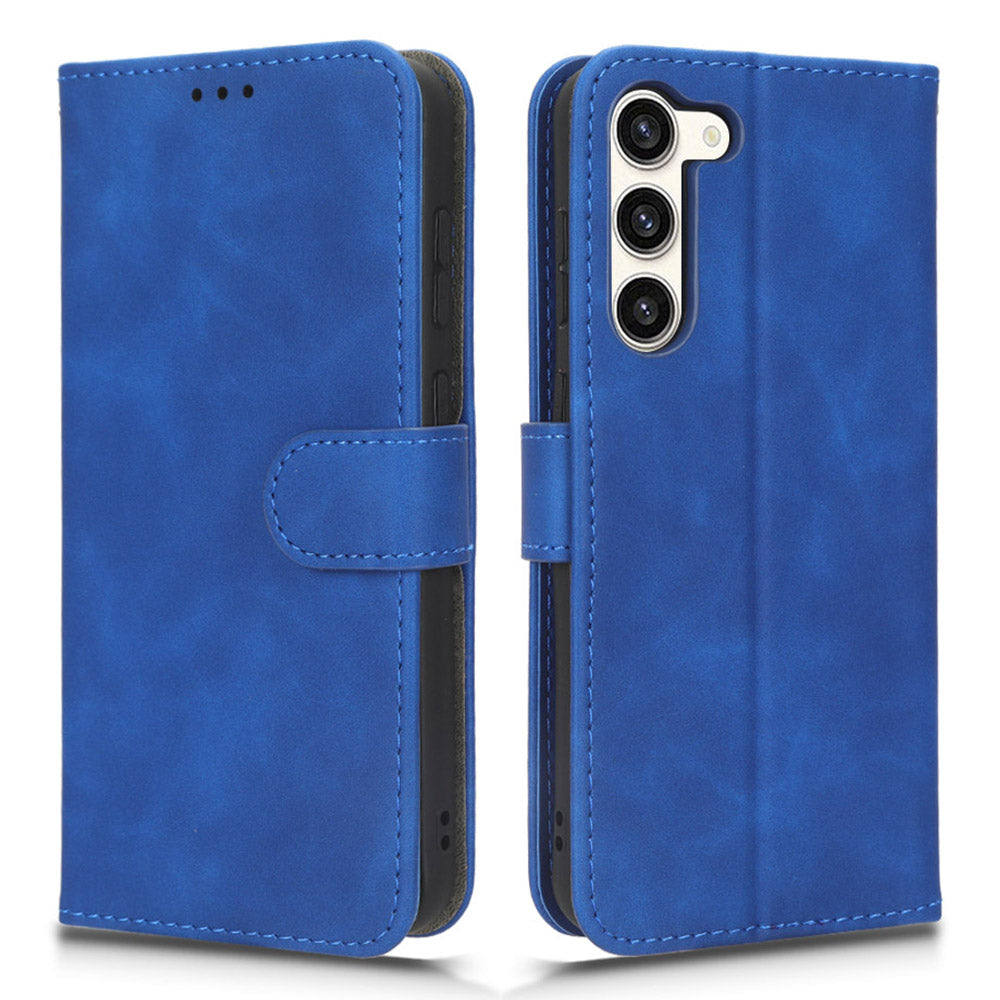 Anti-fall Phone Case for Samsung Galaxy S23 Skin-touch Feeling PU Leather Wallet Stand Cell Phone Cover Anti-fall Phone Case for Samsung Galaxy S23 Skin-touch Feeling PU Leather Wallet Stand Cell Phone Cover